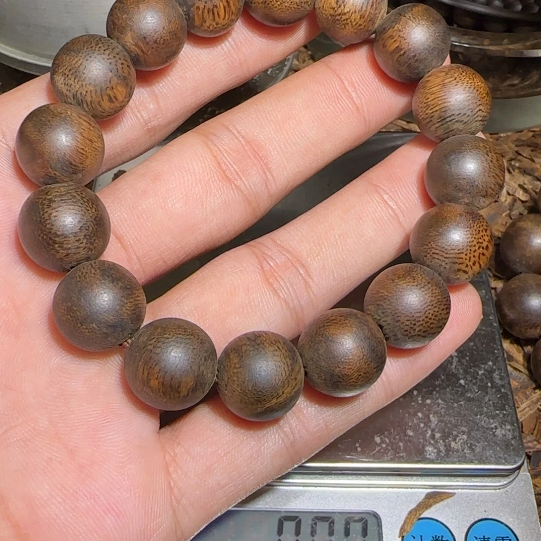 晓***会沉香手串单圈圆珠