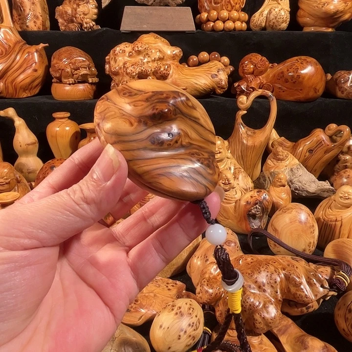 柏木（崖柏）无****烟崖柏 手工制作 手把