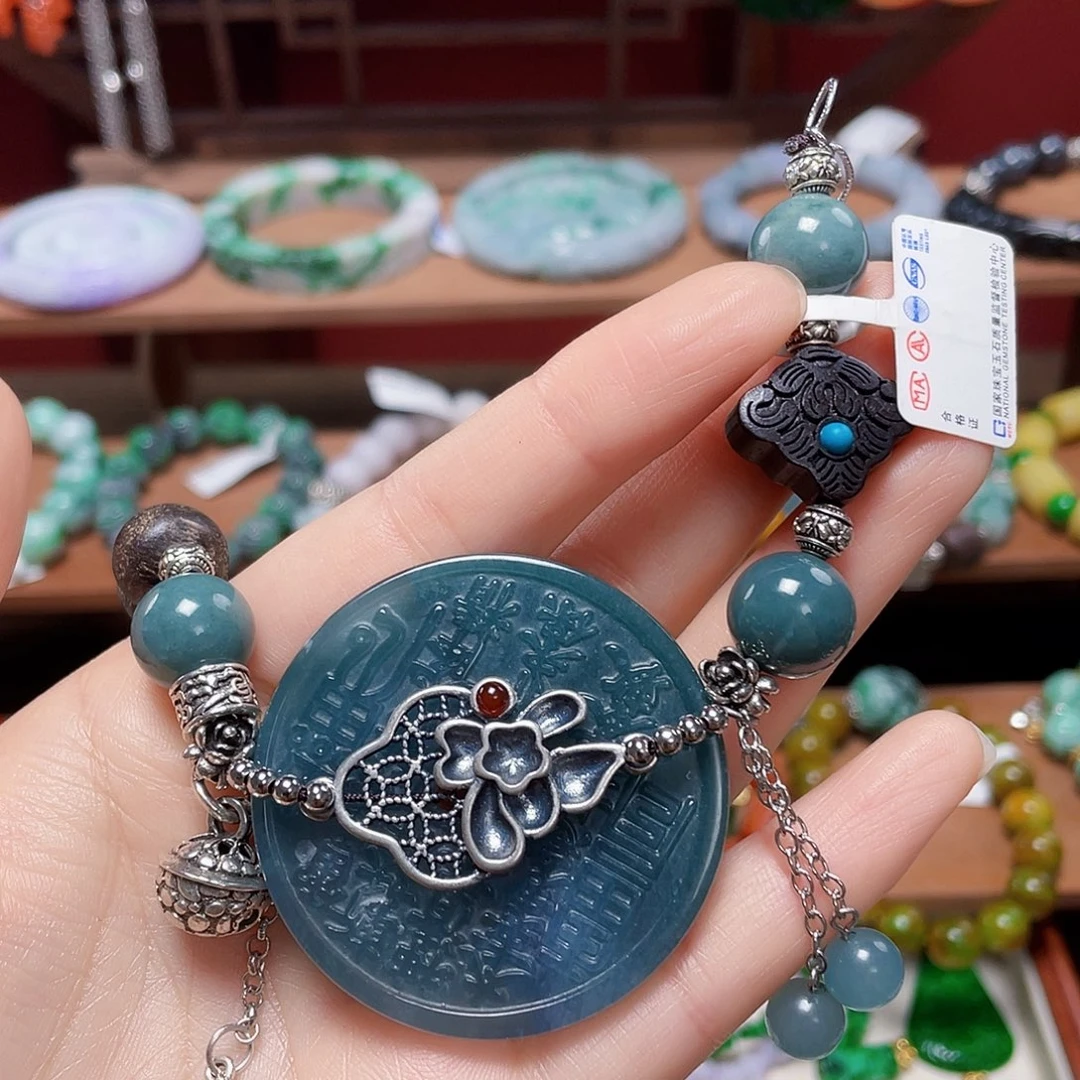 翡翠未镶嵌手链饰品