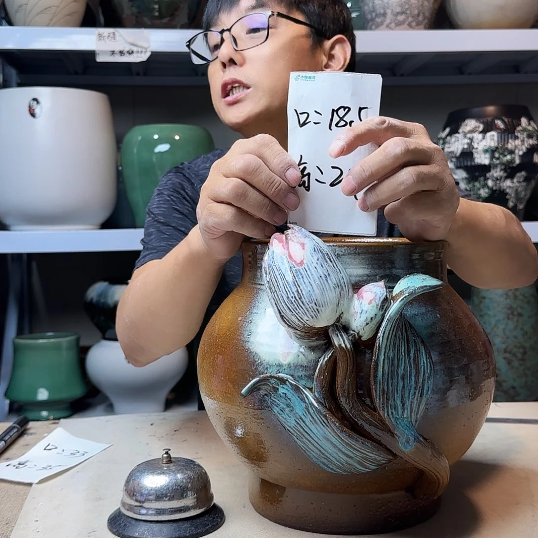 紫砂花盆尺寸18@24