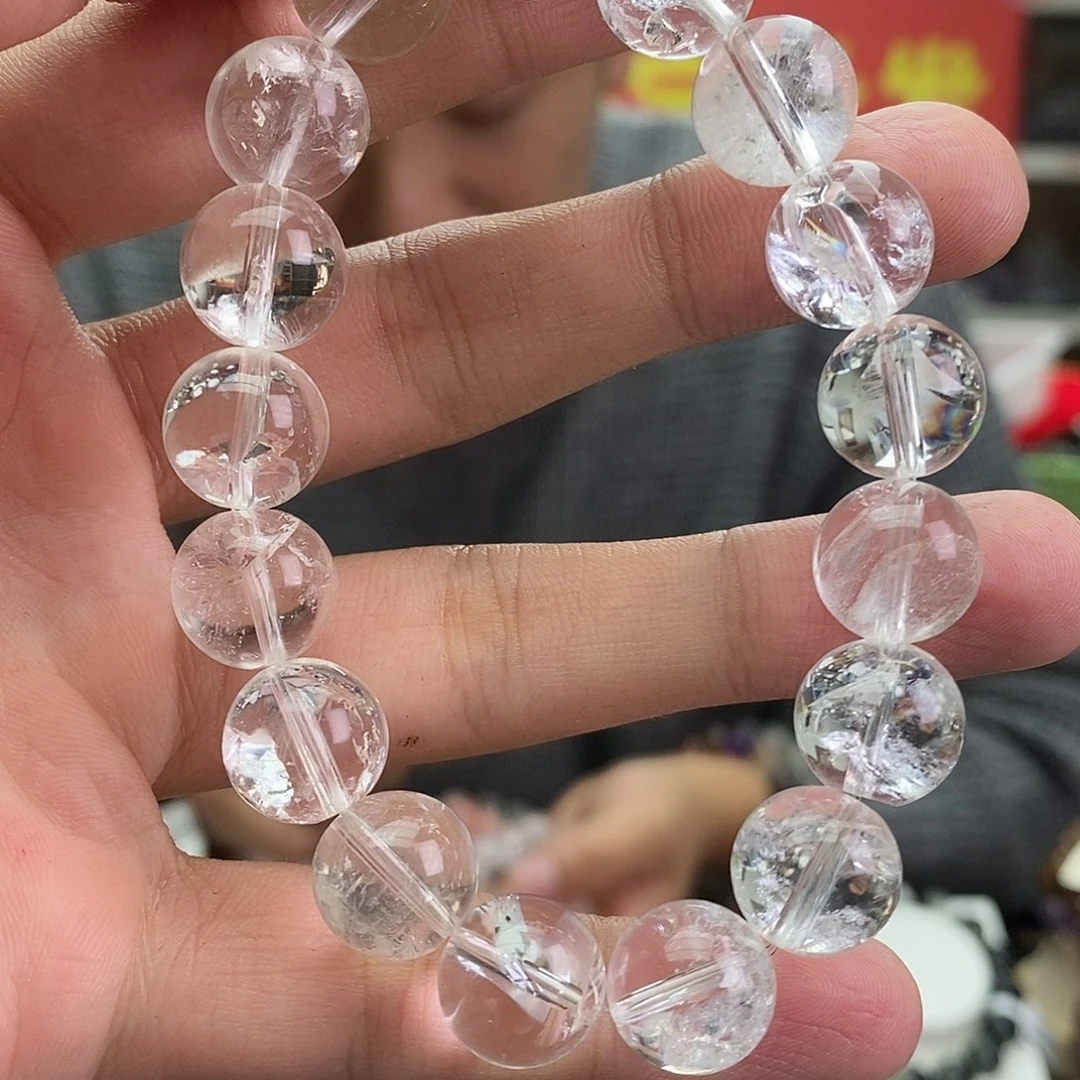 水晶未镶嵌手链多样性发一