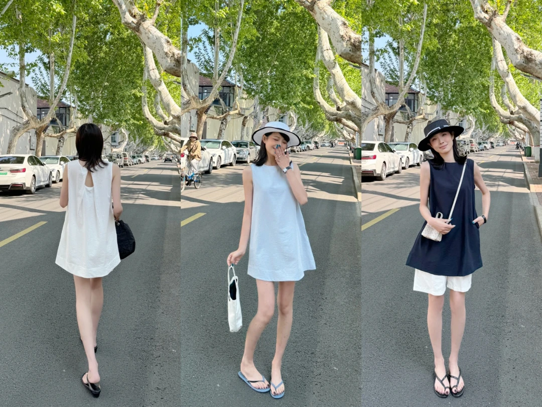 【主播推荐】女士夏日清冷松弛感长T裙257720