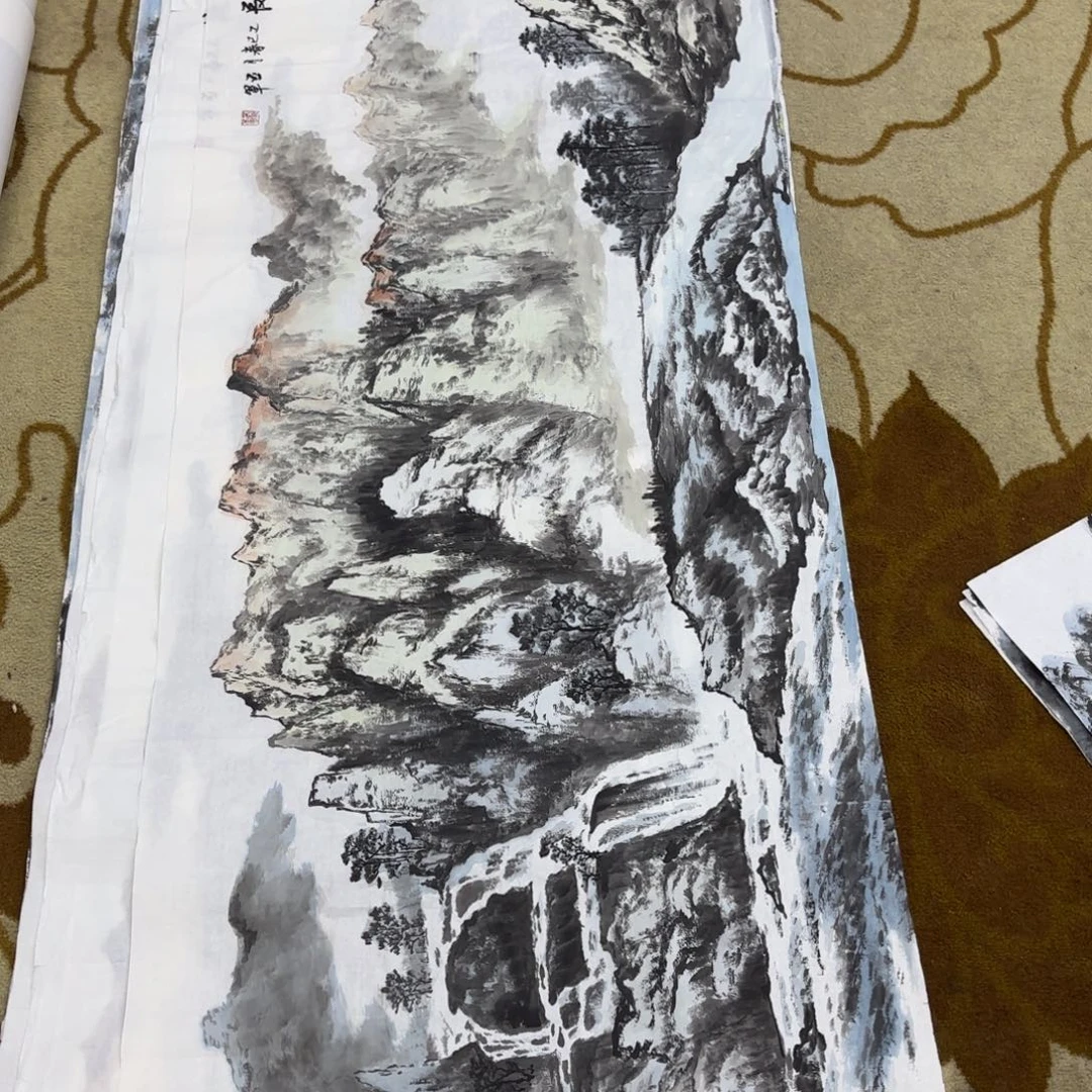 国画丛丕军小六尺童