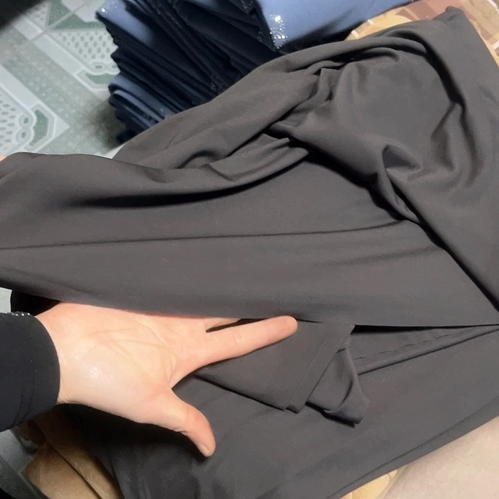 灰色莫代尔蕊蕊布料精选布料一米218