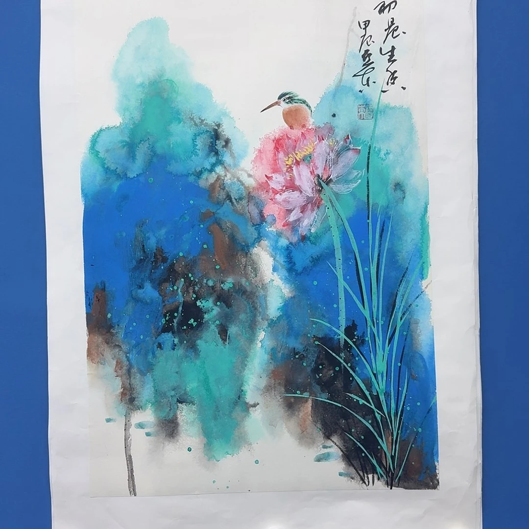 国画多次参加国内外大型