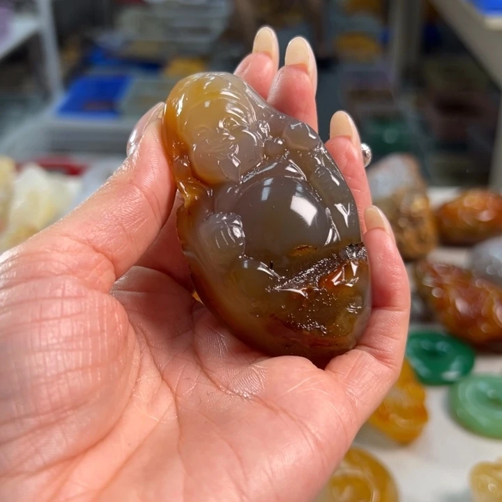 玛瑙/玉髓吊坠(不含链)未镶嵌