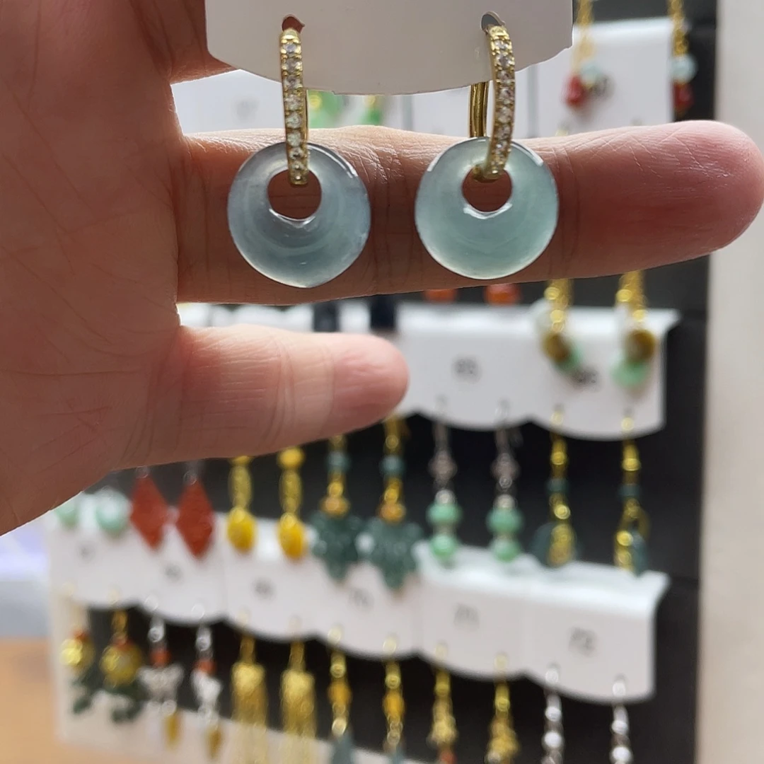 $***꒱翡翠未镶嵌耳饰翡翠未镶嵌耳饰53