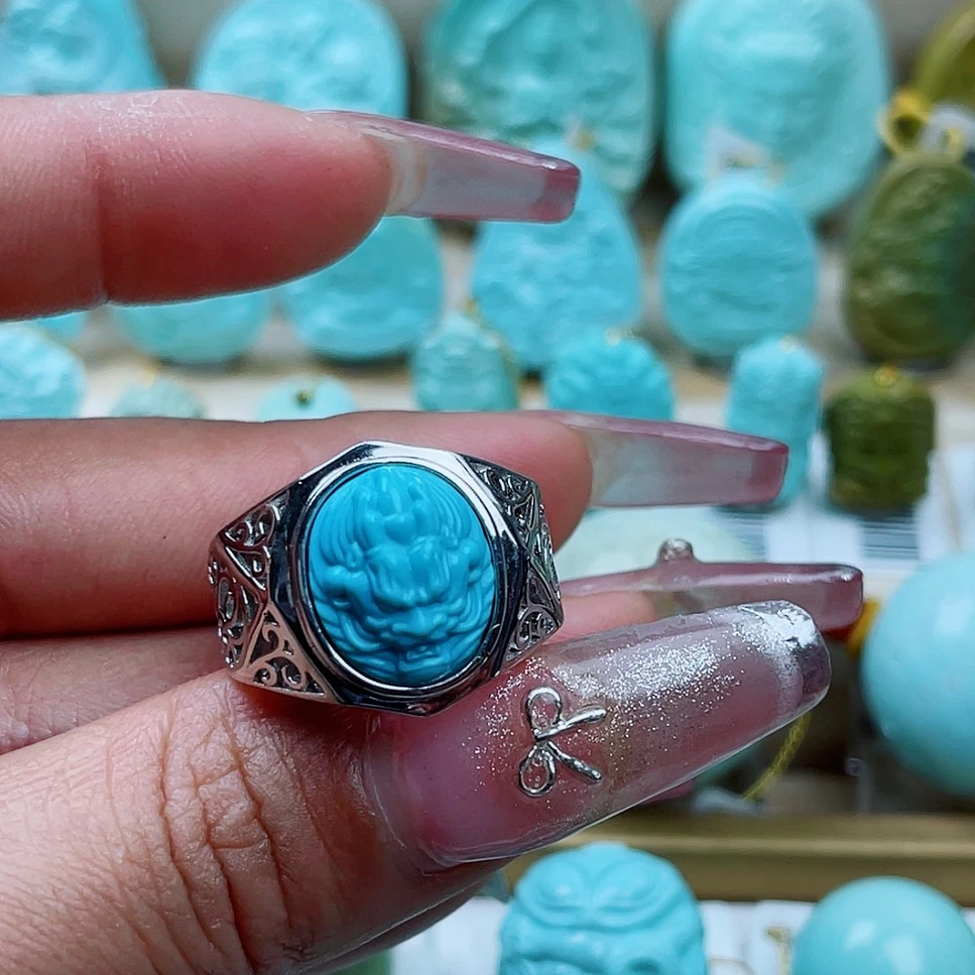 绿松石未镶嵌珠宝奇石