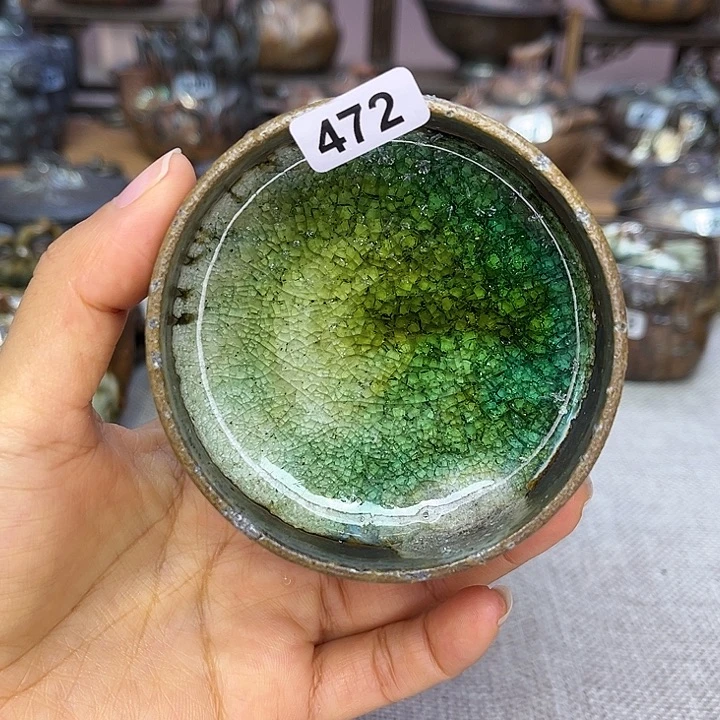 裸柴烧陶瓷手工茶器