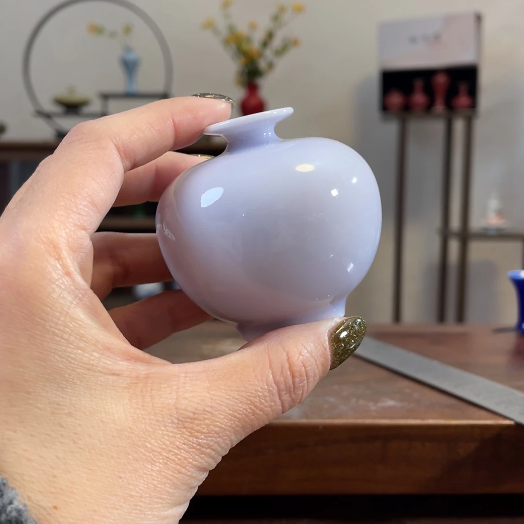 瓷片陶瓷艺术小花瓶