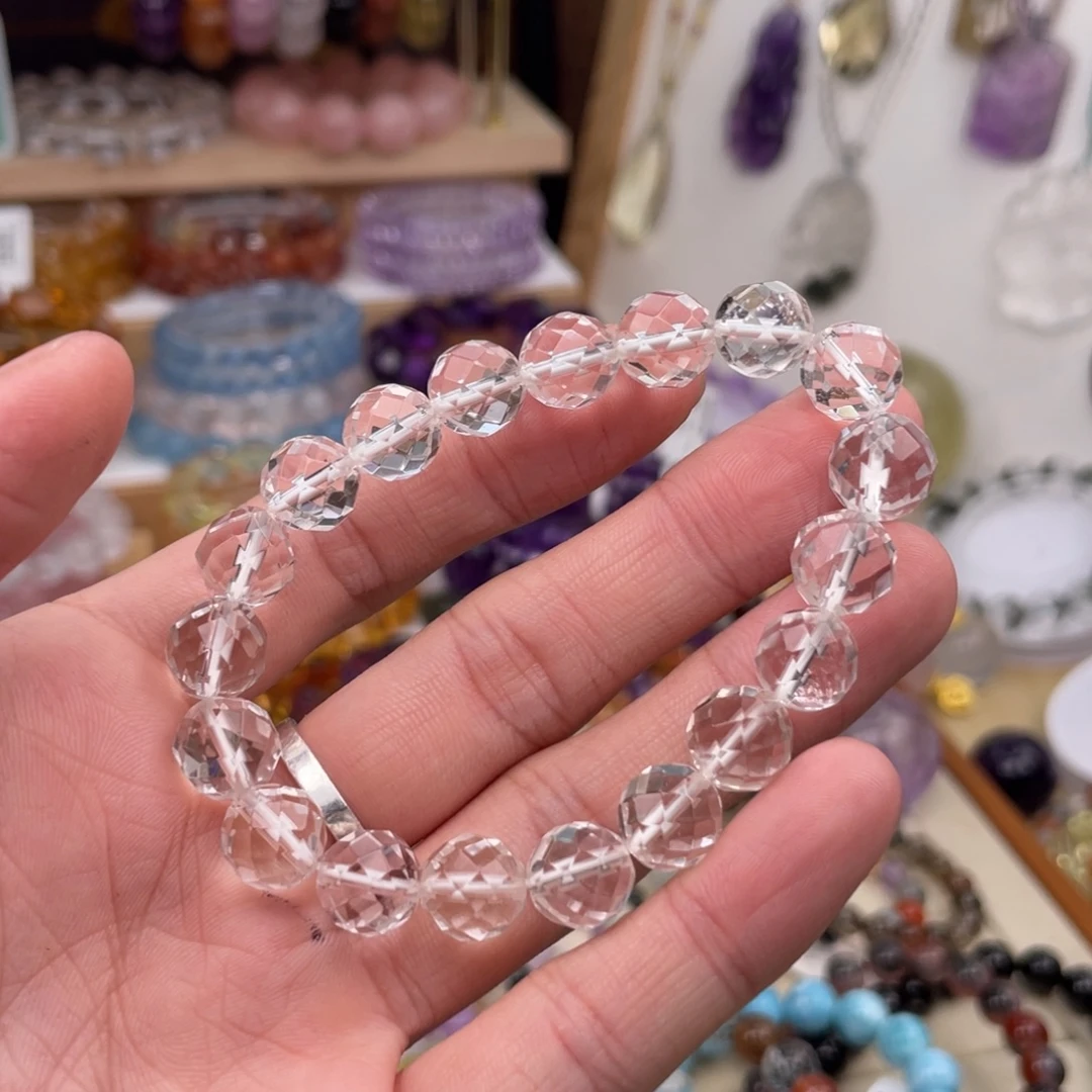 未镶嵌手链水晶白水晶