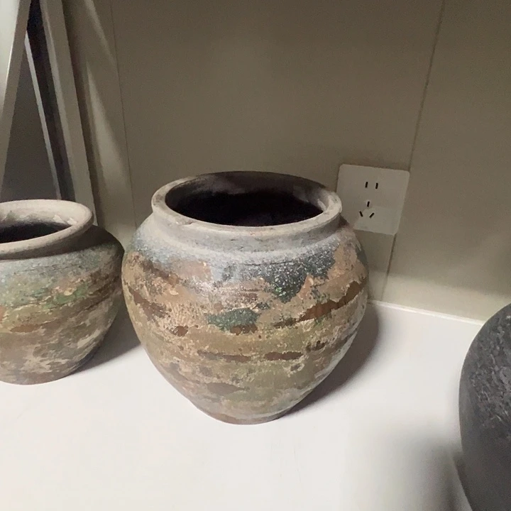 粗陶盆默认打孔高20口15