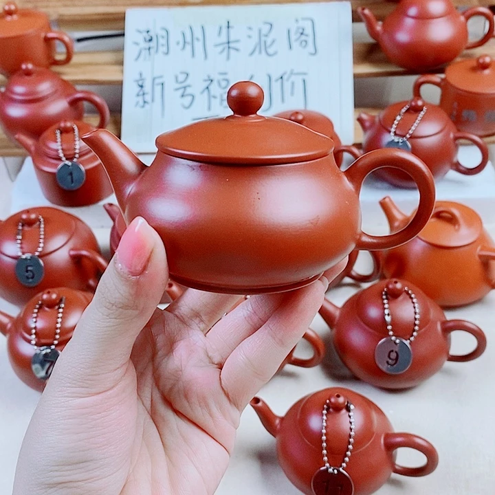 潮州朱泥壶明炉100
