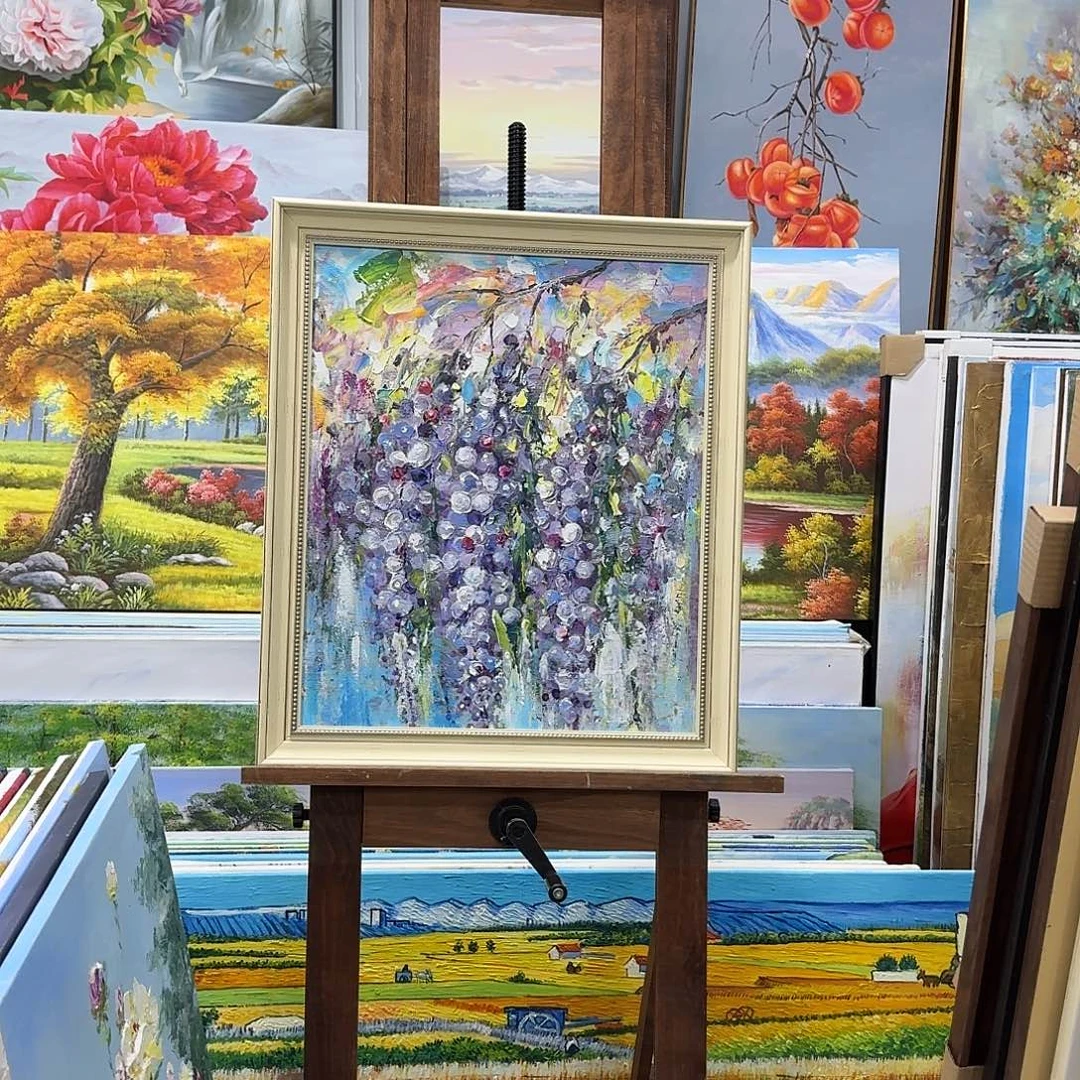 油画5868油画作品展作品