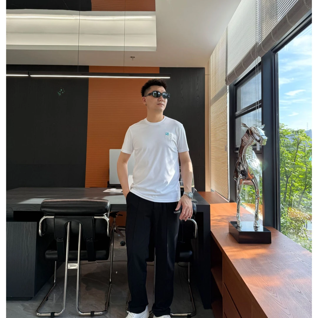 Dorc奢品-2025夏季新款休闲时尚男士圆领T恤-KD-9083