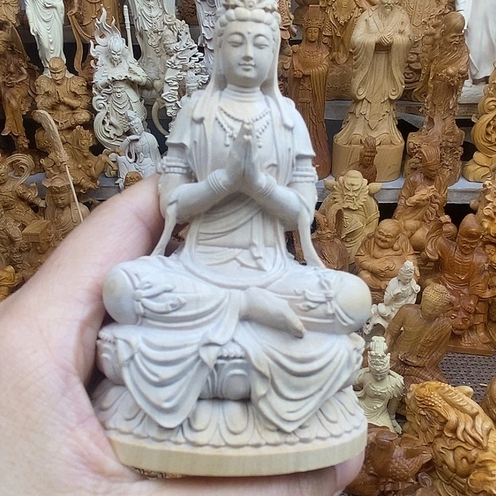 如***哥柏木（崖柏）自在观音