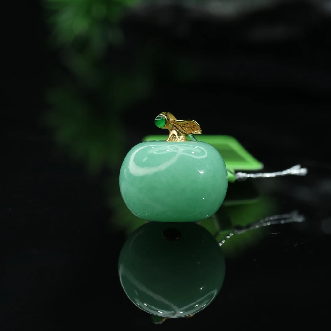 FC8天然缅甸翡翠A货18k吊坠/701713/保利厦门拍卖