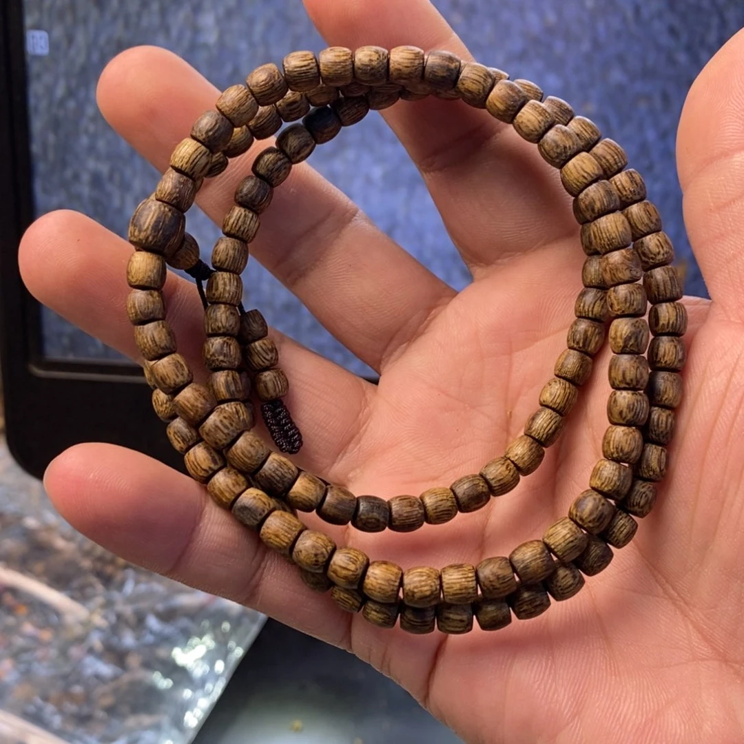 沉香手串鼓珠05多圈10克多样性发一