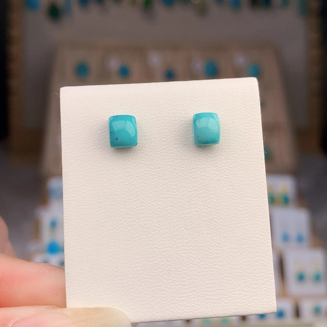 绿松石银S925镶嵌颈饰