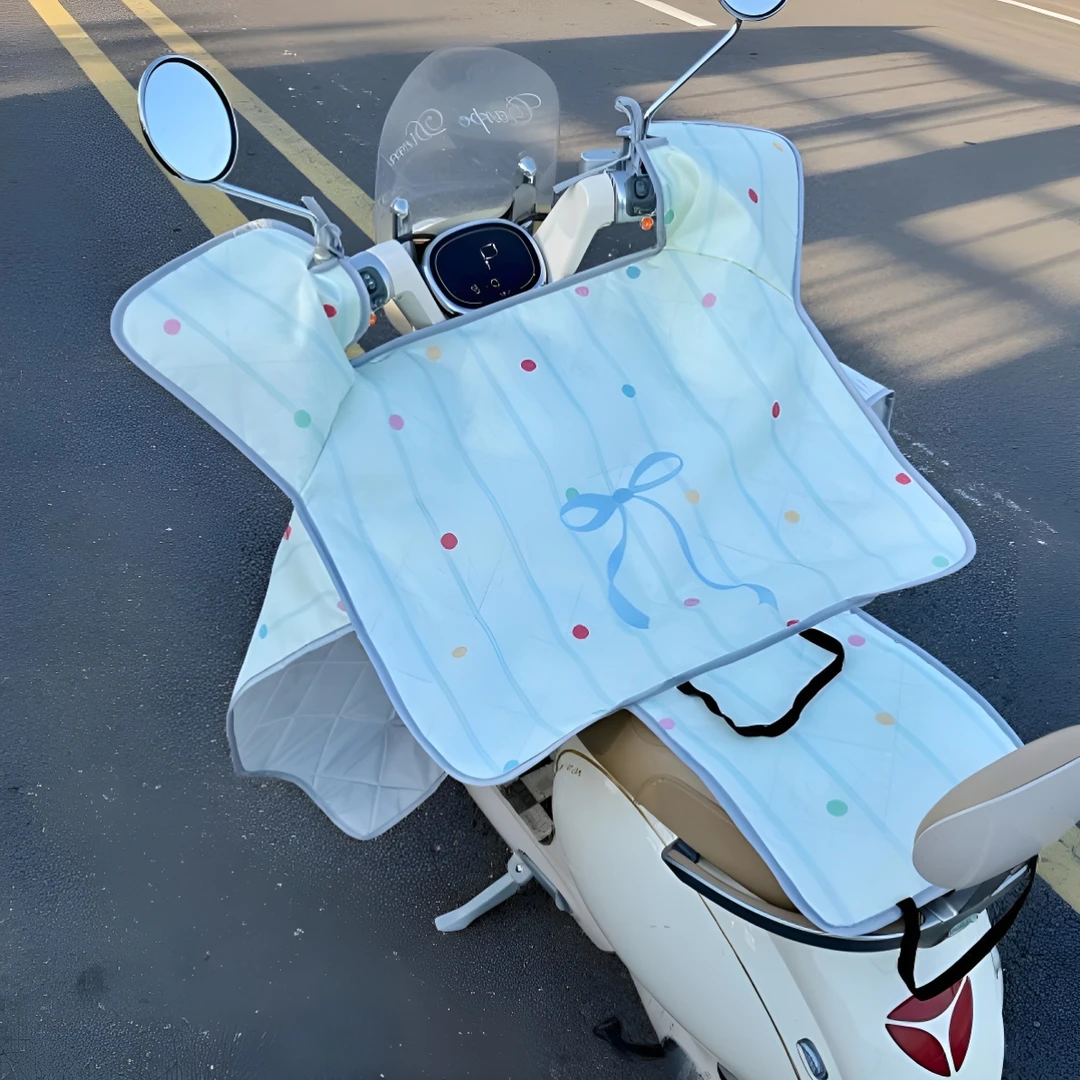 2025新款夏电动车防晒遮阳挡风被电瓶车防风罩防水摩托车四季通JY