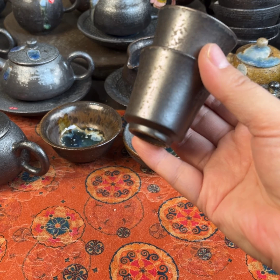 柴烧茶器主人杯杯