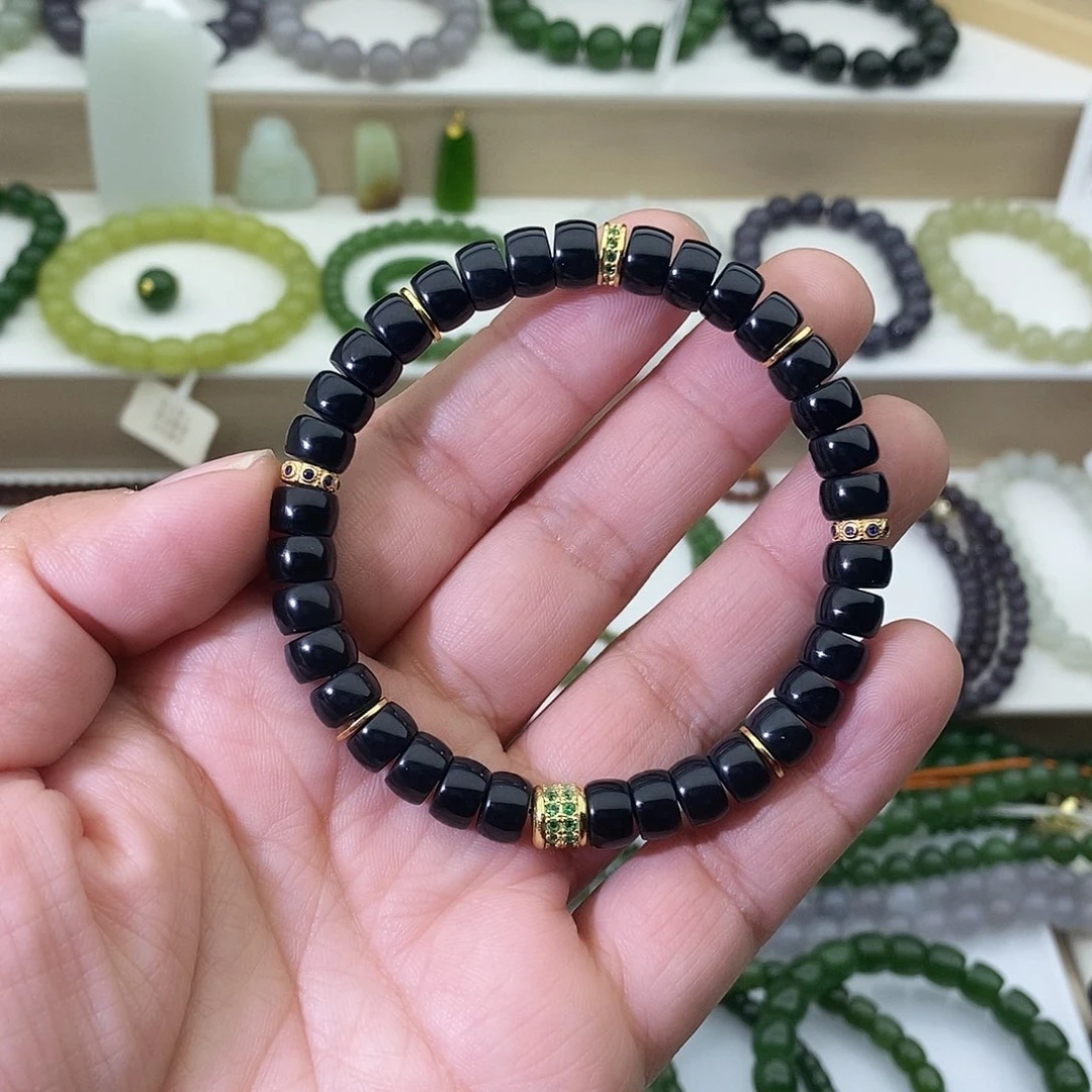 和田玉未镶嵌手链