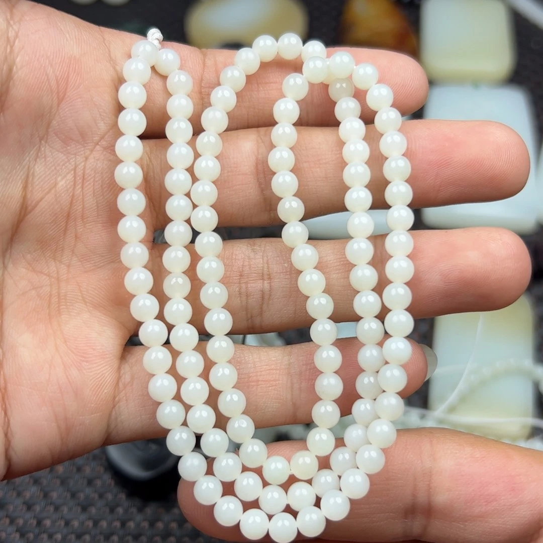 和田玉挂件未镶嵌项链