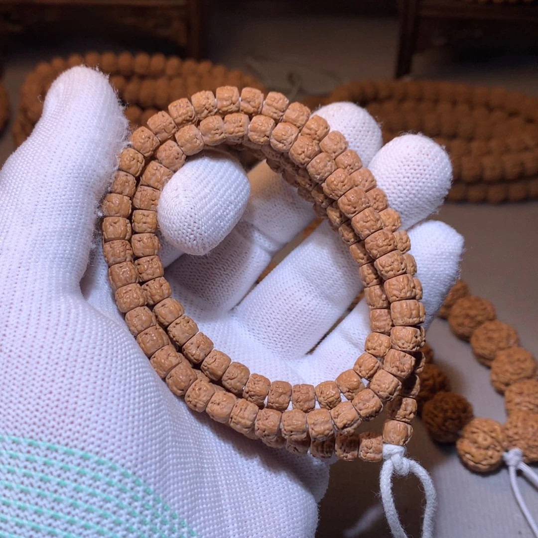 金刚菩提吊坠龙切佛手7mm