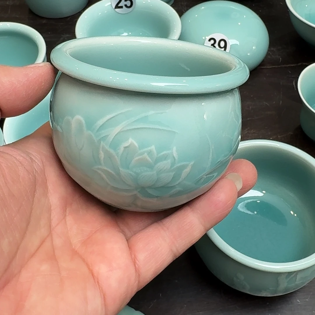 龙泉窑青瓷南宋老釉福利