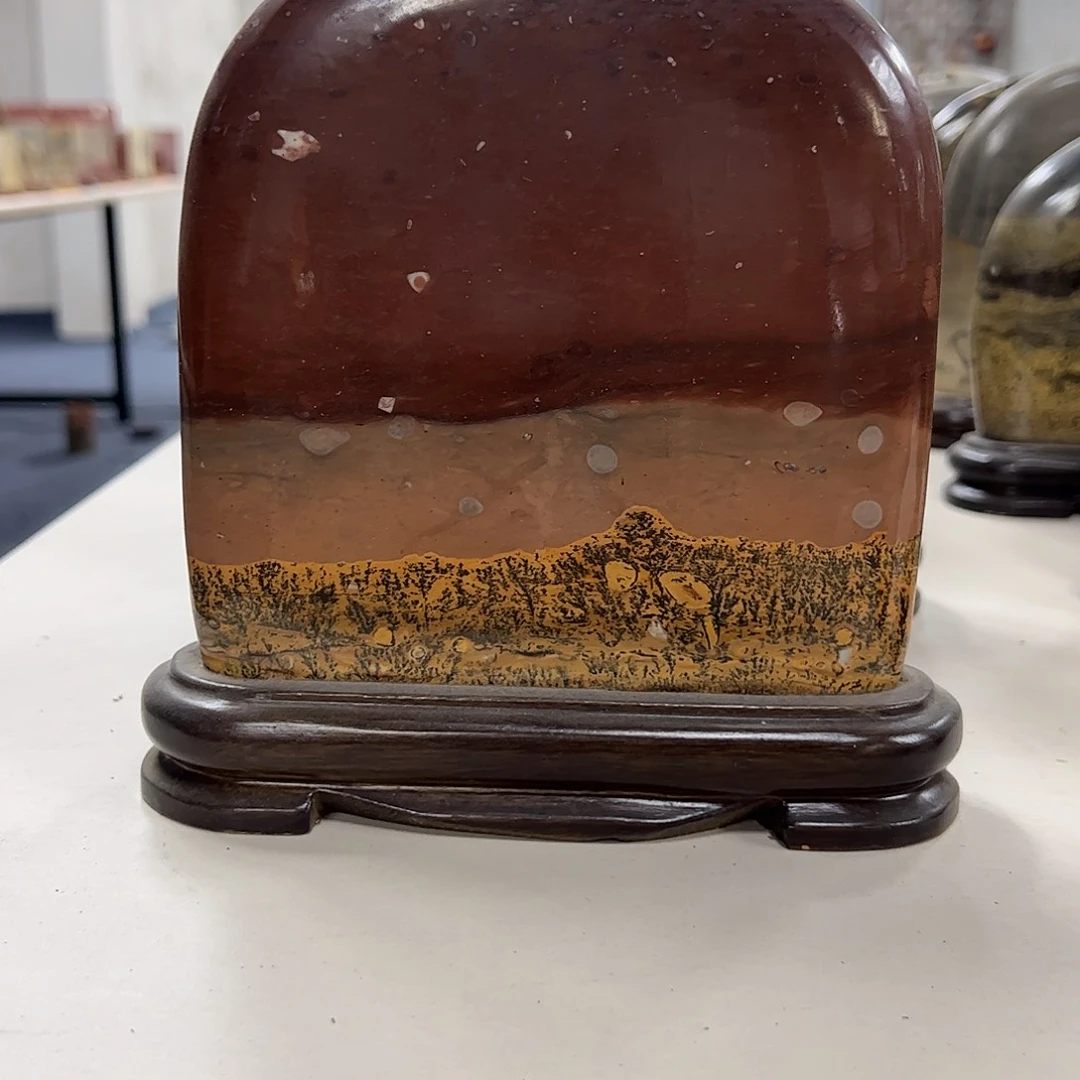 广西石广西天然国画石