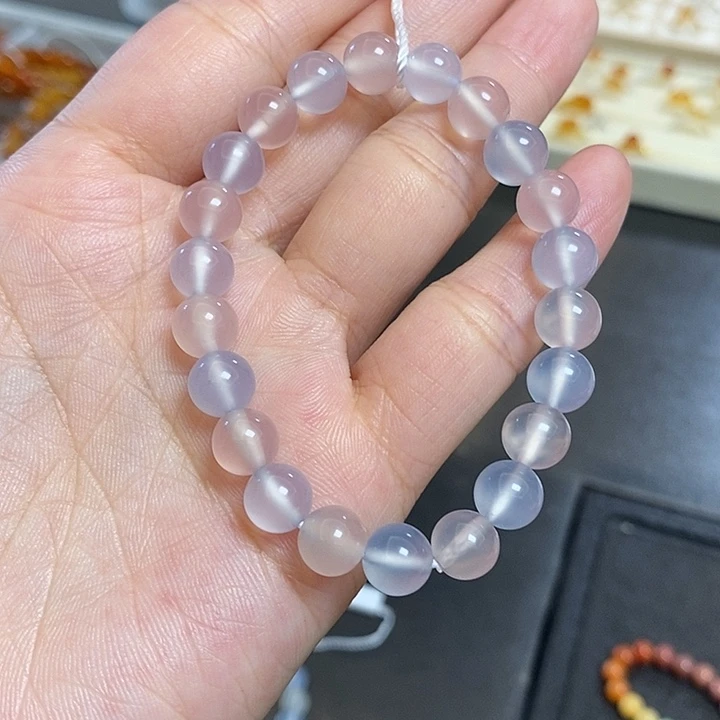 玛瑙/玉髓手串未镶嵌千**糕