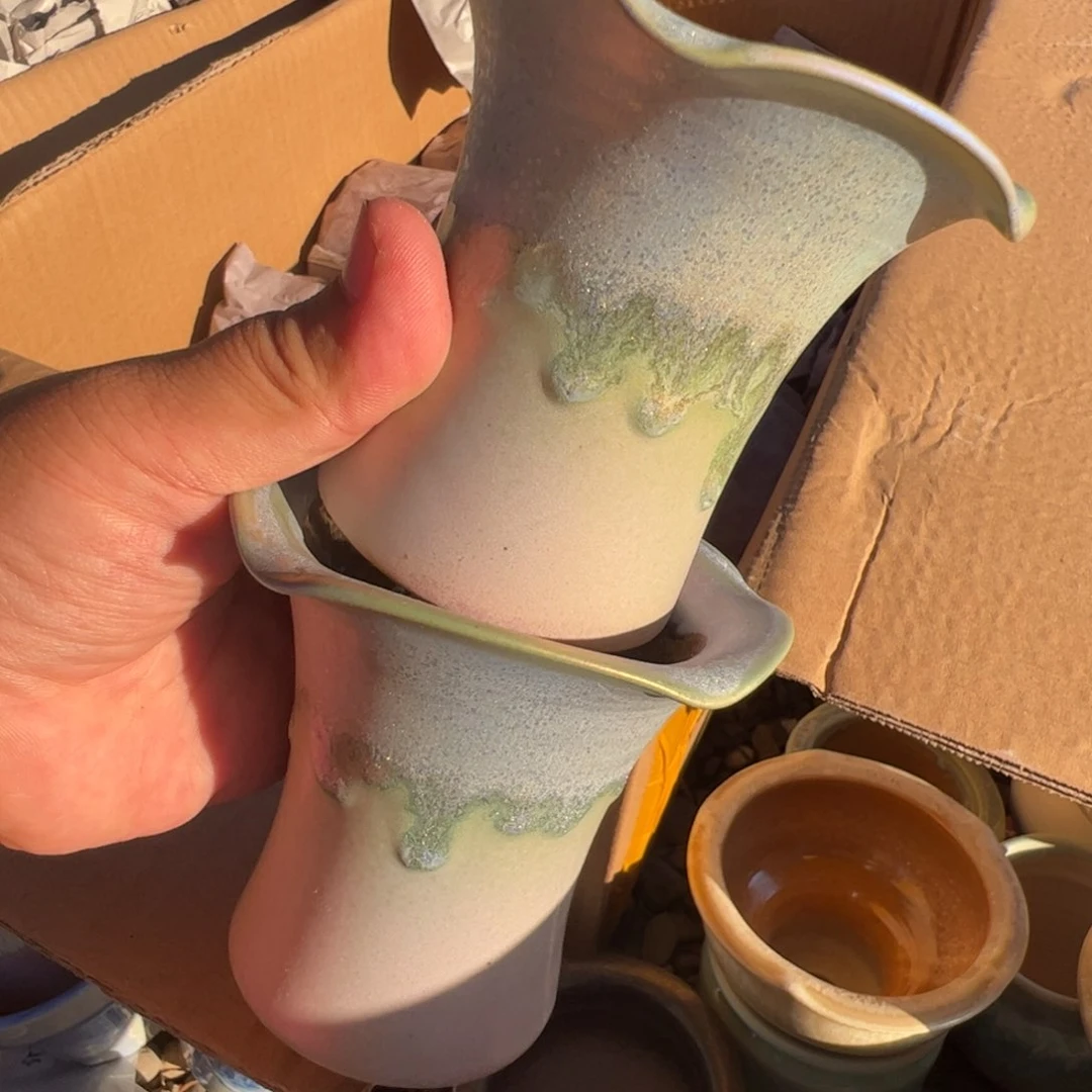 小号景德镇电镀炫彩盆