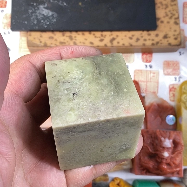 -***-青田石现场直播篆刻