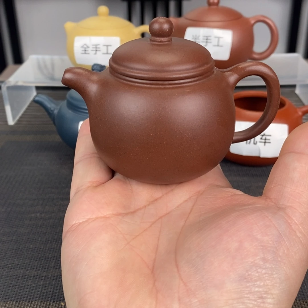 茶壶紫砂紫泥匏尊容量150毫升
