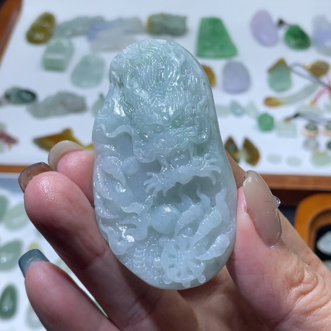 未镶嵌定制翡翠毛货