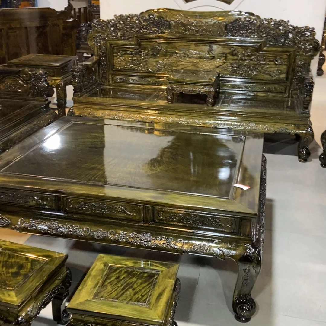 心***心楠木沙发十三件套