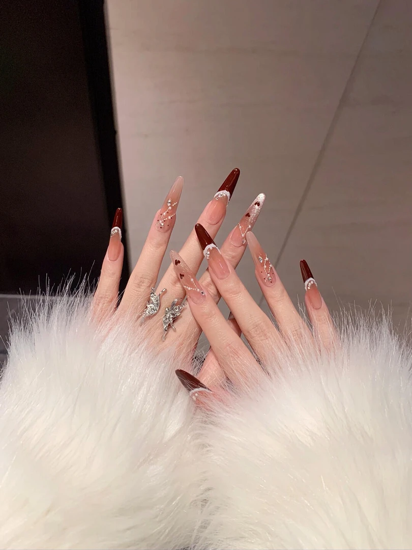 【直播间链接】二表哥春夏显白氛围感手工穿戴甲 NO退NO换 介意勿拍