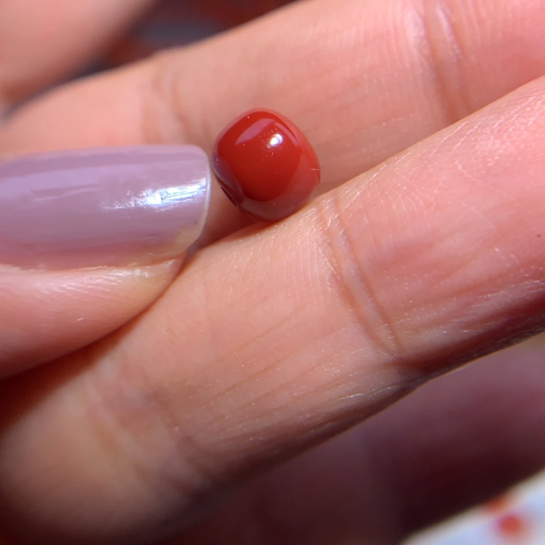 南红玛瑙老型7.8×6.7未镶嵌图*乐瓦西肉牛血