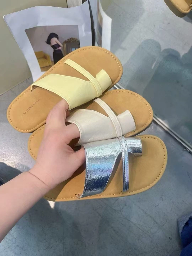 【媛媛の鞋店】9166-7~软底夹拖