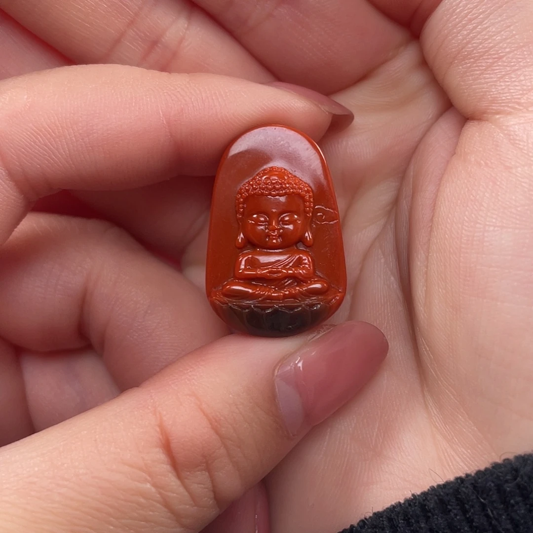 轩***雅南红玛瑙未镶嵌南红吊坠