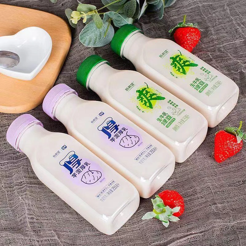 新希望南山芋泥牛乳绿豆沙低温酸奶学生营养早餐牛奶255