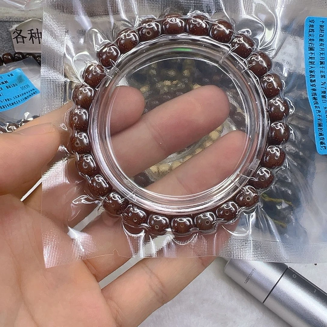 手串星月菩提39尽头嗷嗷粉冰星月菩提单圈98