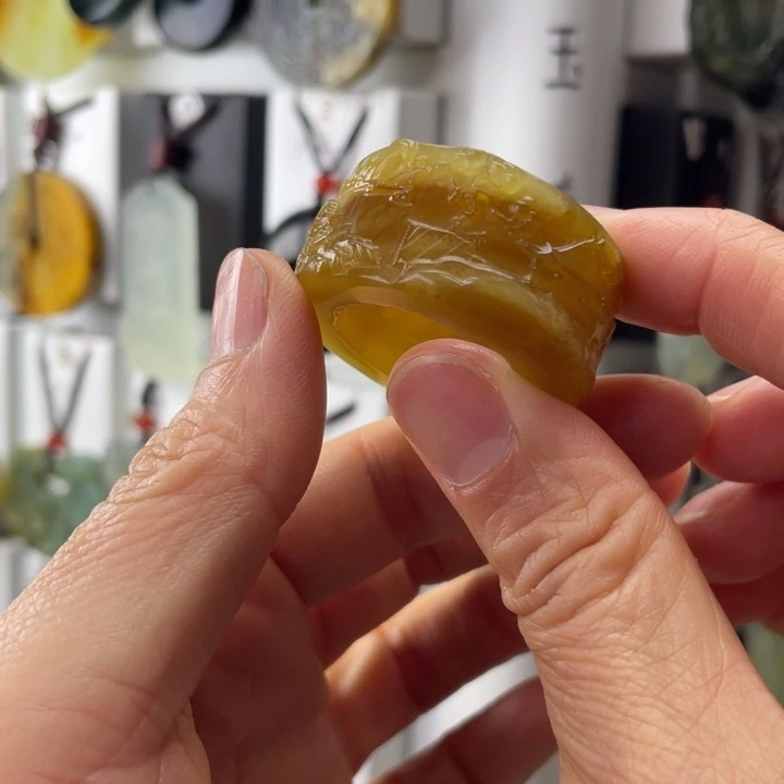 蛇纹石玉合金颈饰?****6