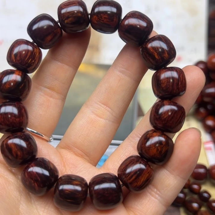 花梨木类手串/手链海南红降1314老型黑金底天花板