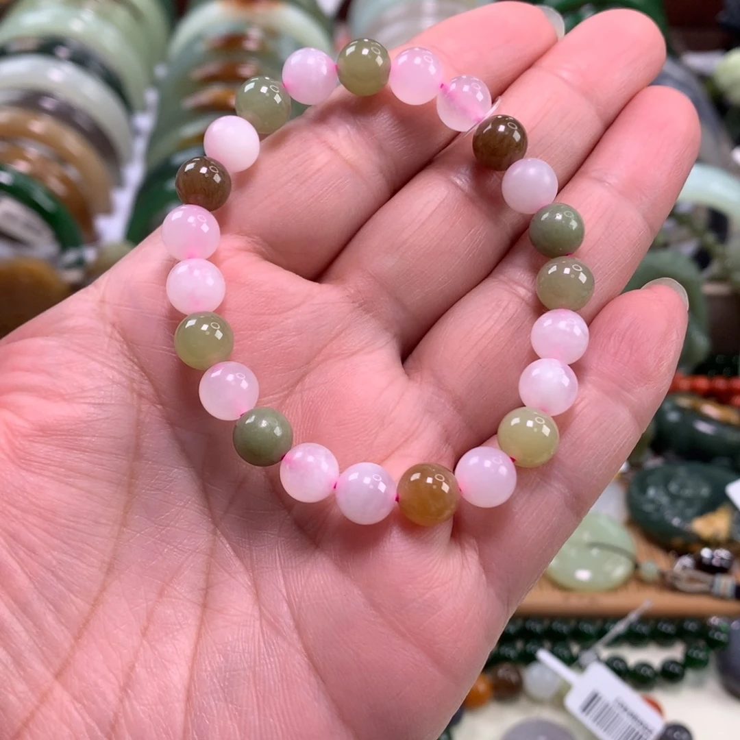 和田玉未镶嵌手链卡0.8