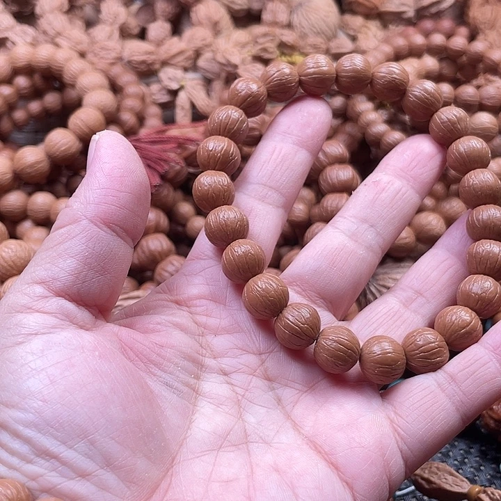 手串猴头核桃1.2同尺聚宝盆