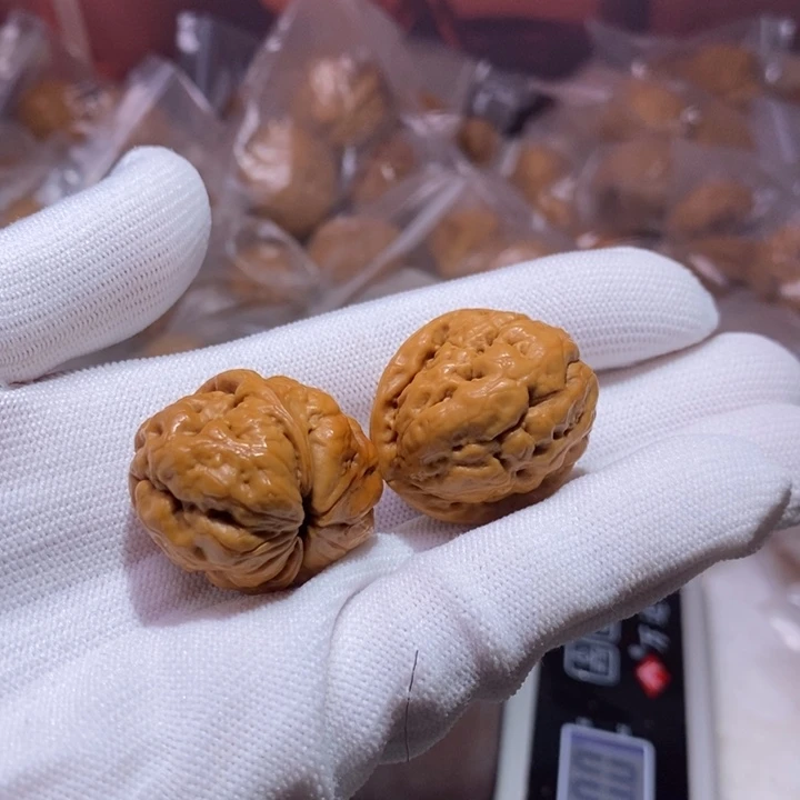 文玩核桃把件脑纹小青蛙29尺