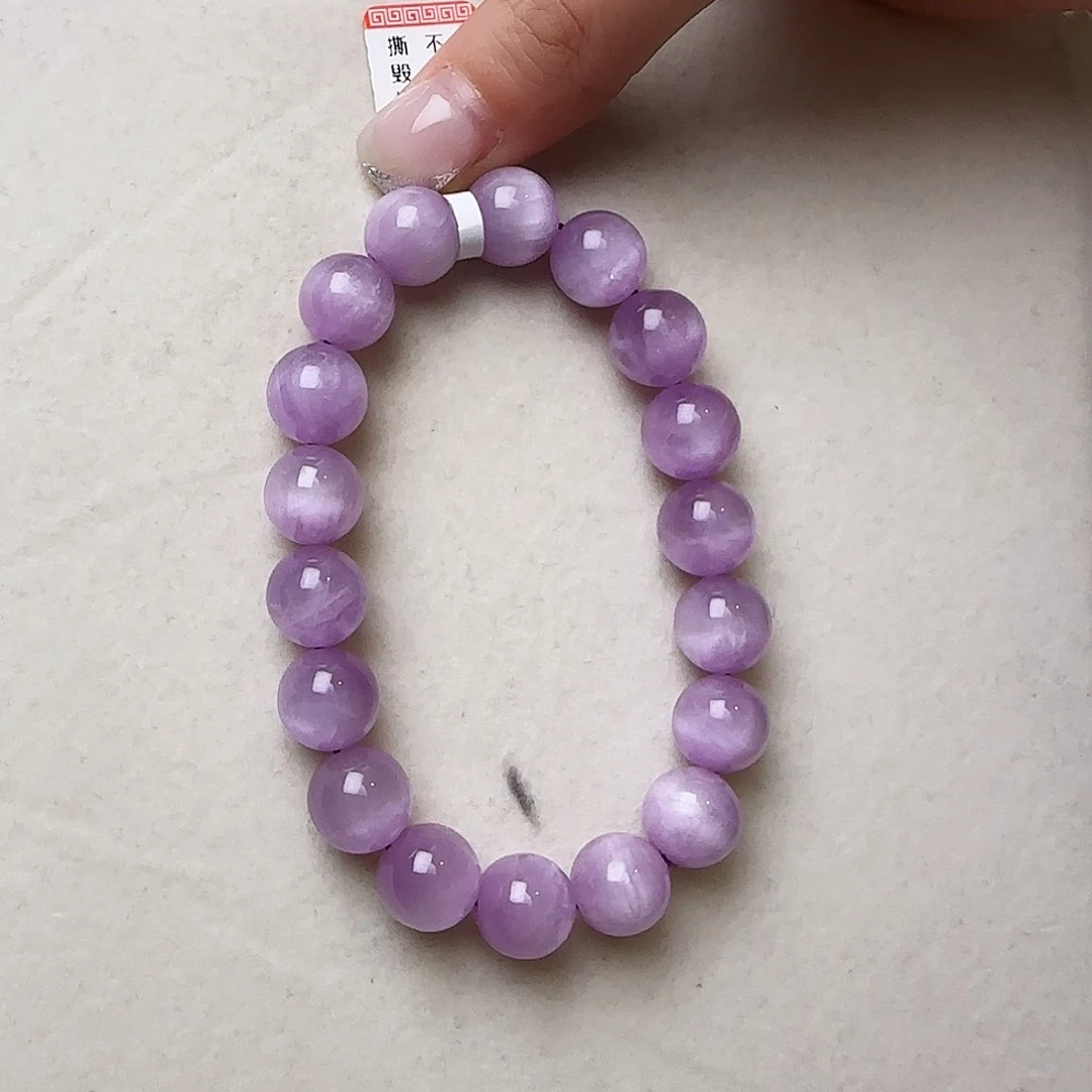 锂辉石手串未镶嵌大气上档次