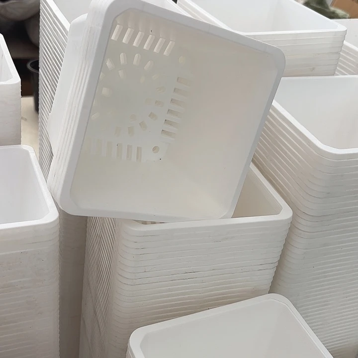 160白方盆15公分高11公分15个