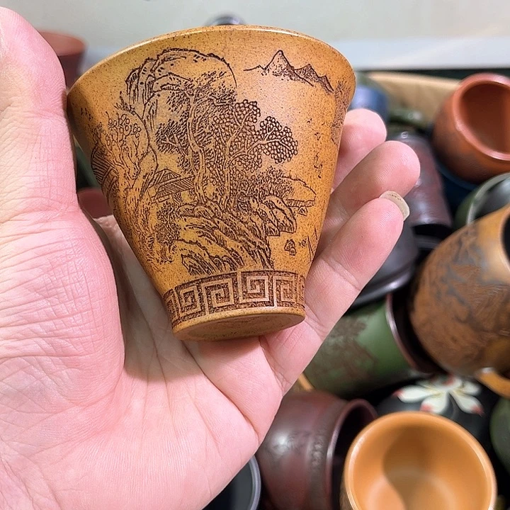 茶杯紫砂全手工紫砂主人杯